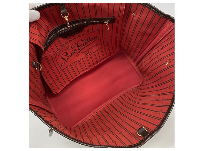 Saco Tote Louis Vuitton Damier Neverfull MM - vista 4