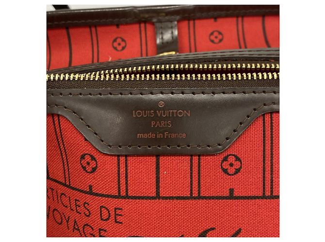 Saco Tote Louis Vuitton Damier Neverfull MM - vista 5