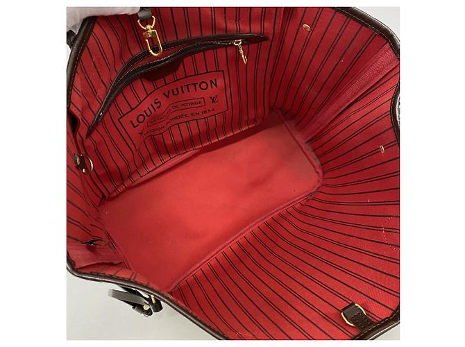 Borsa Tote Louis Vuitton Damier Neverfull MM - vista 4