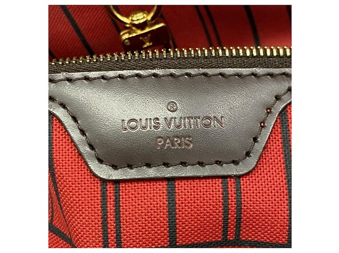 Borsa Tote Louis Vuitton Damier Neverfull MM - vista 5