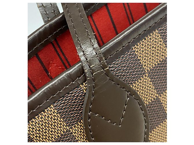Borsa Tote Louis Vuitton Damier Neverfull MM - vista 9