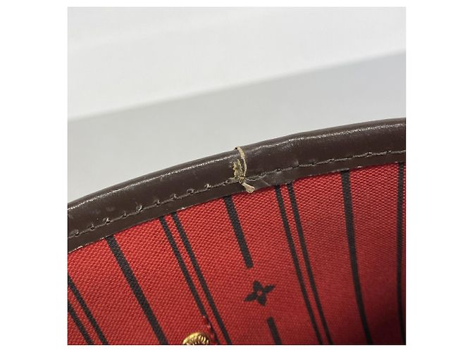 Sac Cabas Louis Vuitton Damier Neverfull MM - vue 8