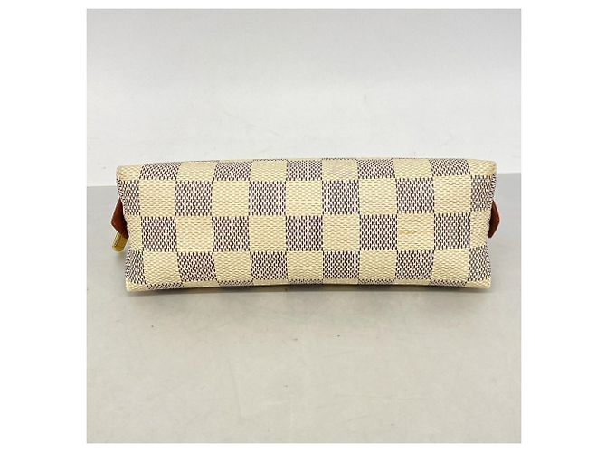 Borsa Louis Vuitton Damier Azur Pochette Tic PM - vista 3