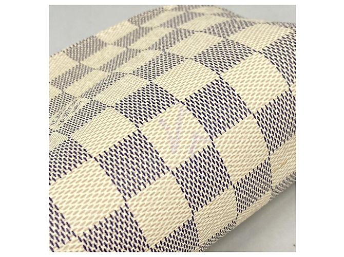 Borsa Louis Vuitton Damier Azur Pochette Tic PM - vista 7