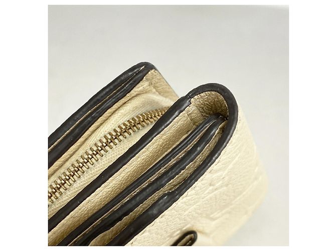 Portafoglio Louis Vuitton Monogram Empreinte Cream Tri-fold - vista 5