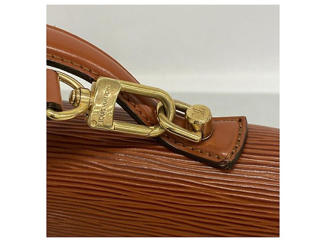 Borsa Louis Vuitton Epi Monceau in Kenyan Brown - vista 11