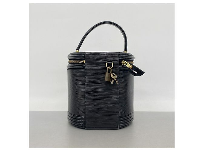 Borsa Louis Vuitton Epi Cannes M48032 Noir - vista 17