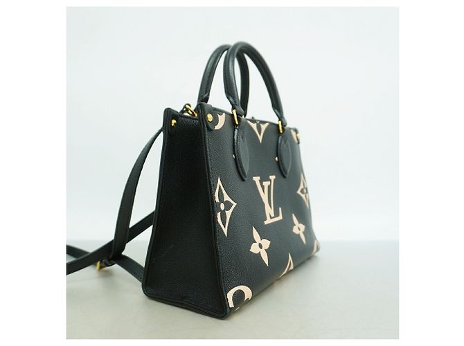Borsa Louis Vuitton Monogram Empreinte Bicolor OnTheGo PM - vista 2