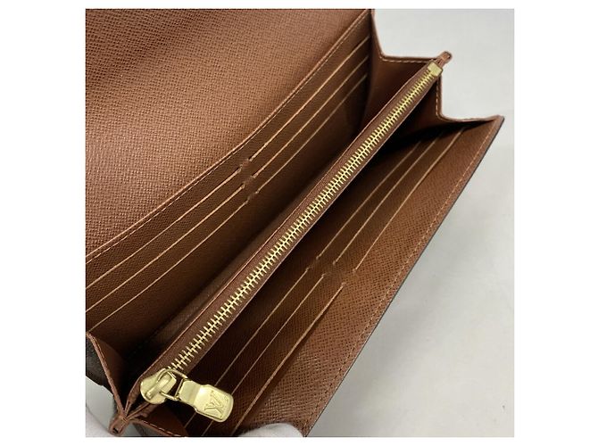Louis Vuitton Monogram Portefeuille Sarah Long Wallet - view 3