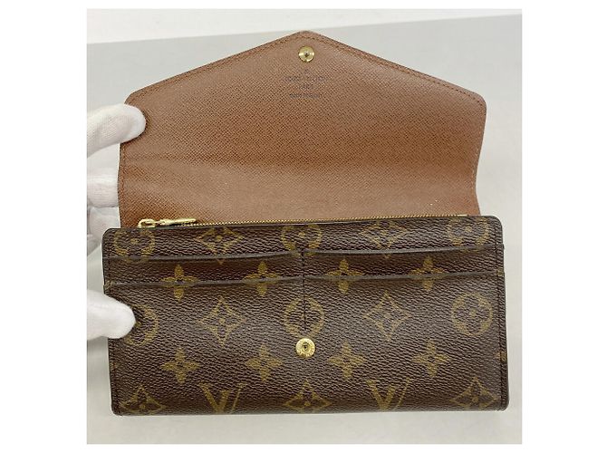 Louis Vuitton Monogram Portefeuille Sarah Long Wallet - view 8