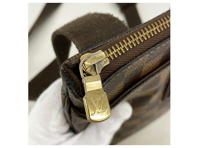 Louis Vuitton Damier Pochette Plat Brooklyn Shoulder Bag - vista 10