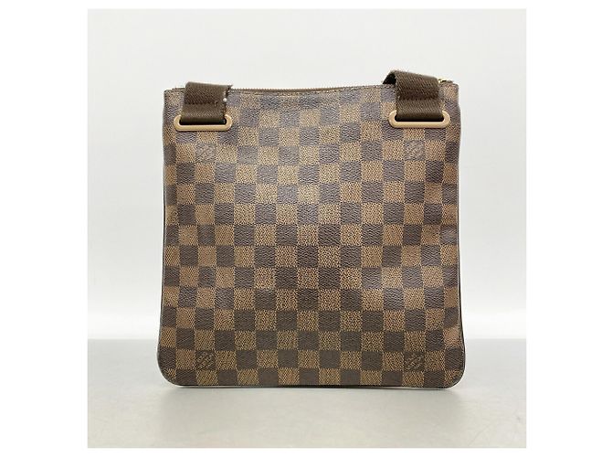 Louis Vuitton Damier Pochette Plat Brooklyn Shoulder Bag - vista 12