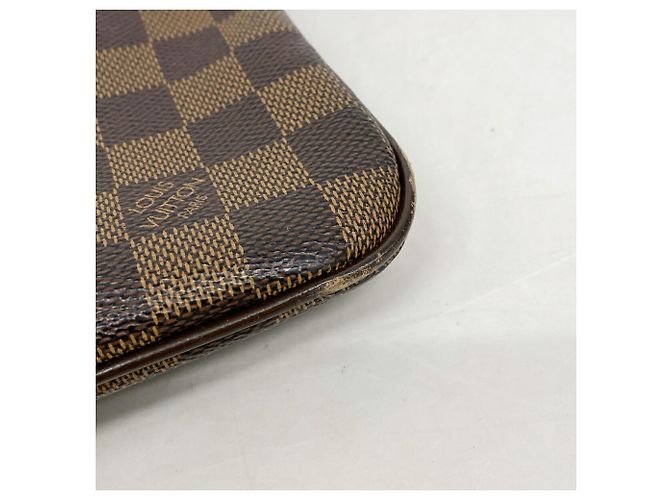 Louis Vuitton Damier Pochette Plat Brooklyn Shoulder Bag - vista 7