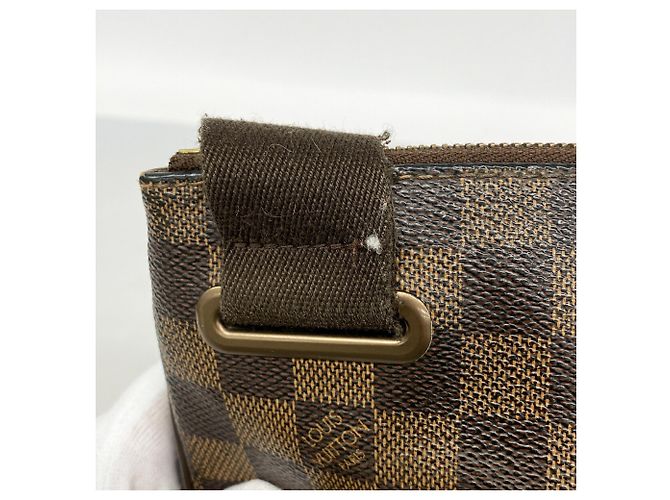 Louis Vuitton Damier Pochette Plat Brooklyn Shoulder Bag - vista 8