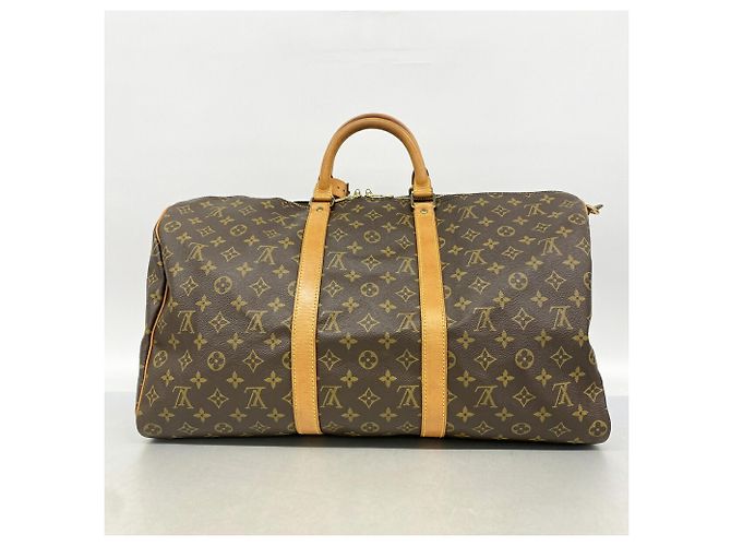 Louis Vuitton Boston Monogram Keepall Bandoulière 50 - vista 14
