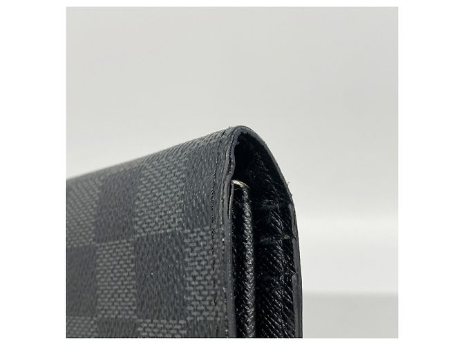 Louis Vuitton Monogram Eclipse Portefeuille Brazza Long Wallet - vue 5