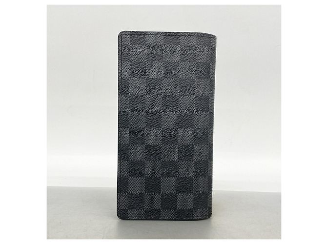 Louis Vuitton Monogram Eclipse Portefeuille Brazza Long Wallet - vue 8