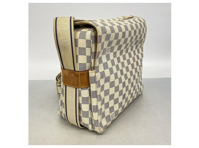 Borsa a tracolla Louis Vuitton Damier Azur Naviglio - vista 2