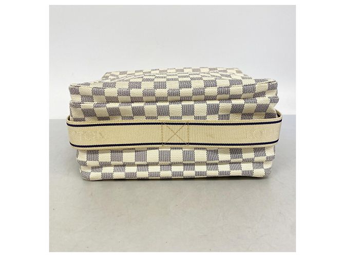 Borsa a tracolla Louis Vuitton Damier Azur Naviglio - vista 3