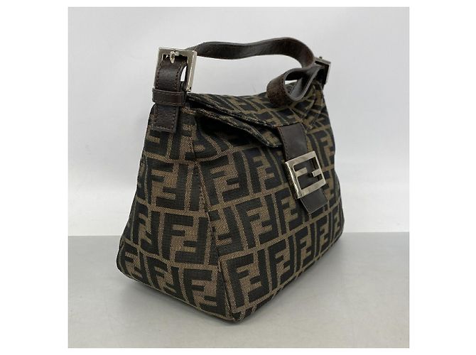 Borsa a secchiello a tracolla Fendi Zucca Mamma - vista 2
