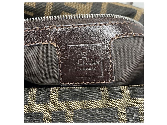 Borsa a secchiello a tracolla Fendi Zucca Mamma - vista 5