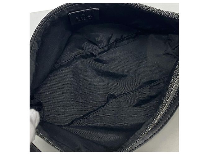 Borsa a tracolla Gucci in denim nero - vista 4