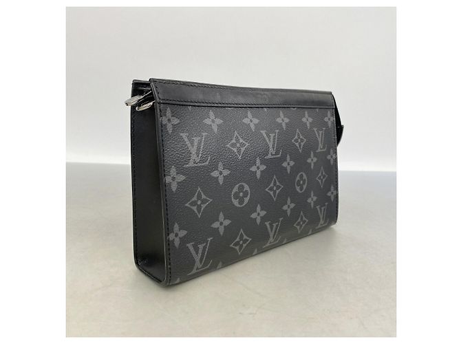 Louis Vuitton Monogram Eclipse Reverse Gaston Wearable Wallet Shoulder Bag - view 2