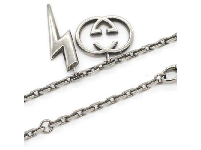 Collar Gucci Interlocking G Thunderbolt - vista 3