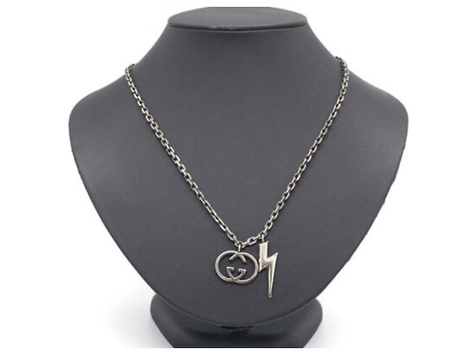 Collar Gucci Interlocking G Thunderbolt - vista 6