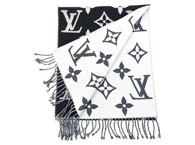 Bufanda de lana Monogram Louis Vuitton - vista 3