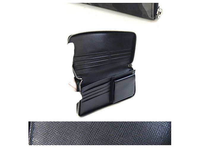 Prada Round Long Wallet in Gray - view 2
