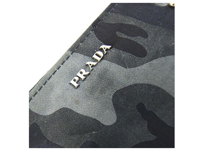 Prada Round Long Wallet in Gray - view 4