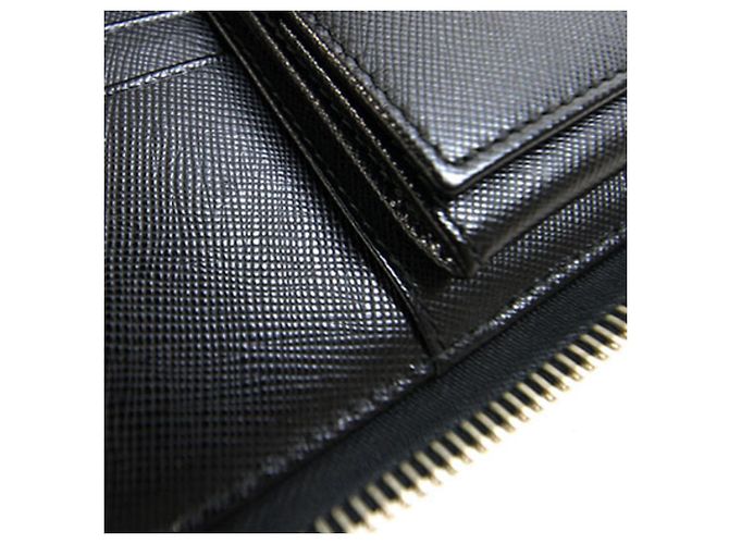 Prada Round Long Wallet in Gray - view 7