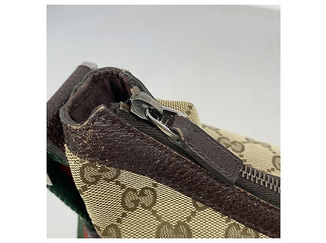 Borsa a tracolla Gucci GG Canvas Sherry Line - vista 8