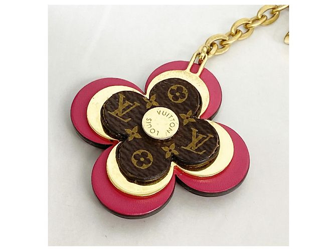 Portachiavi Louis Vuitton Monogram Blooming Flower - vista 4