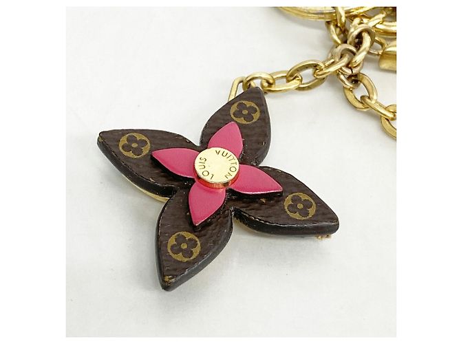 Portachiavi Louis Vuitton Monogram Blooming Flower - vista 5
