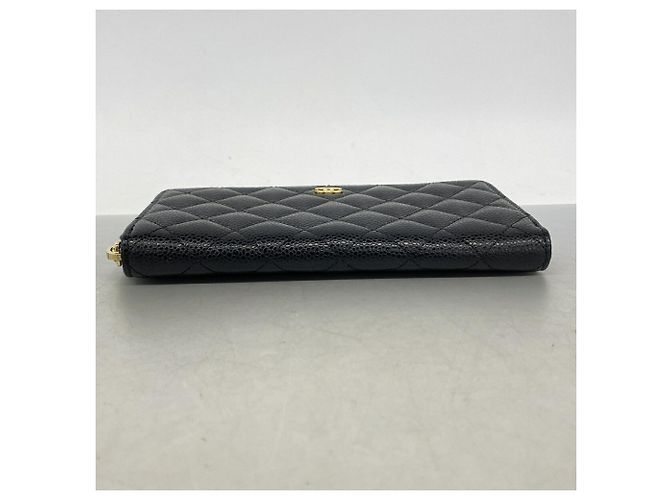 Cartera larga Chanel negra - vista 2