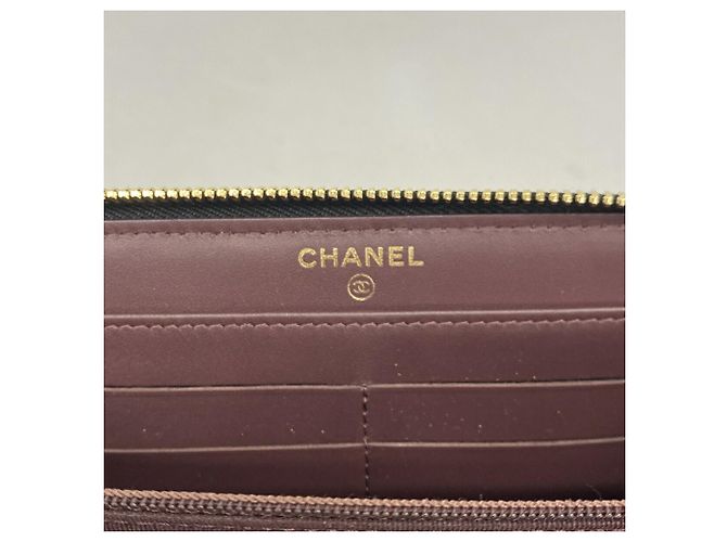 Cartera larga Chanel negra - vista 4