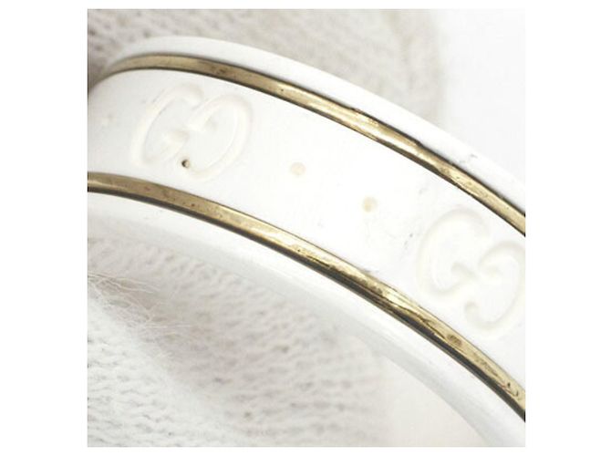 Anello Gucci Icon Band in oro giallo 18K - vista 5