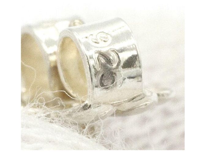 Autre Marque Orecchini a lobo Tiffany & Co. in argento sterling a nastro - vista 6