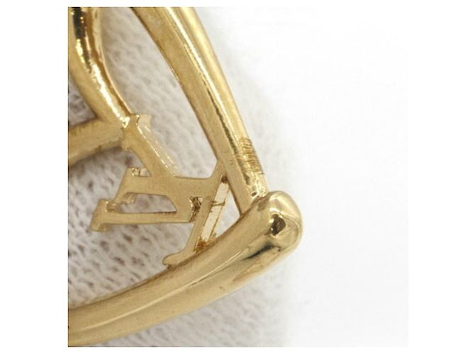 Orecchini Louis Vuitton Gold Heart Falling Love PM - vista 5