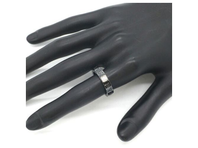 Bulgari Bague Double Bvlgari en Céramique et Or Blanc - vue 5