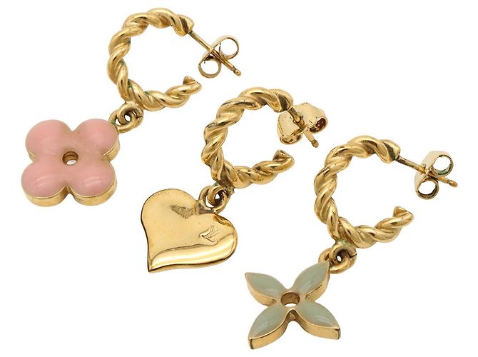 Louis Vuitton Boucle d'Oreilles Sweet Monogram Earrings - vista 3