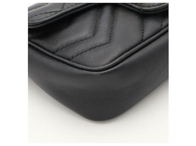 Borsa a tracolla Gucci GG Marmont Super Chain - vista 4