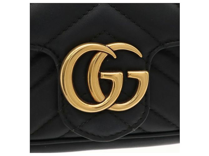 Borsa a tracolla Gucci GG Marmont Super Chain - vista 6