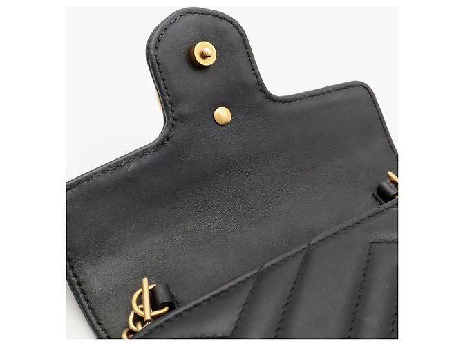Borsa a tracolla Gucci GG Marmont Super Chain - vista 8
