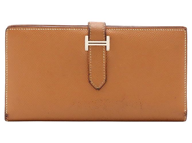 Béarn Hermès Portafoglio lungo bi-fold Hermes Bearn Soufflé - vista 2