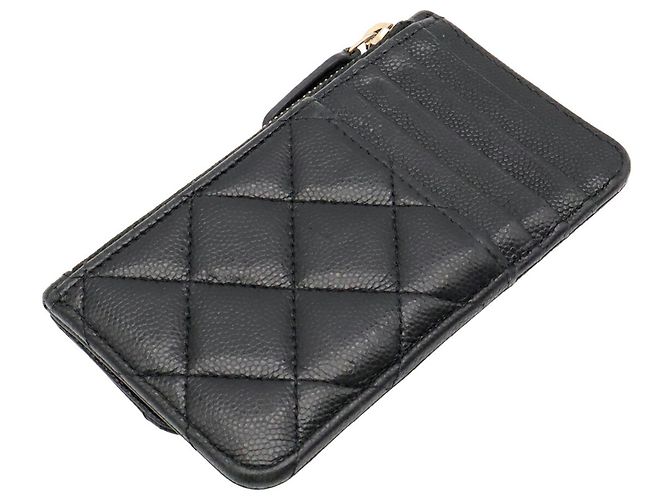 Tarjetero Chanel Matelassé Coco Mark Black - vista 3