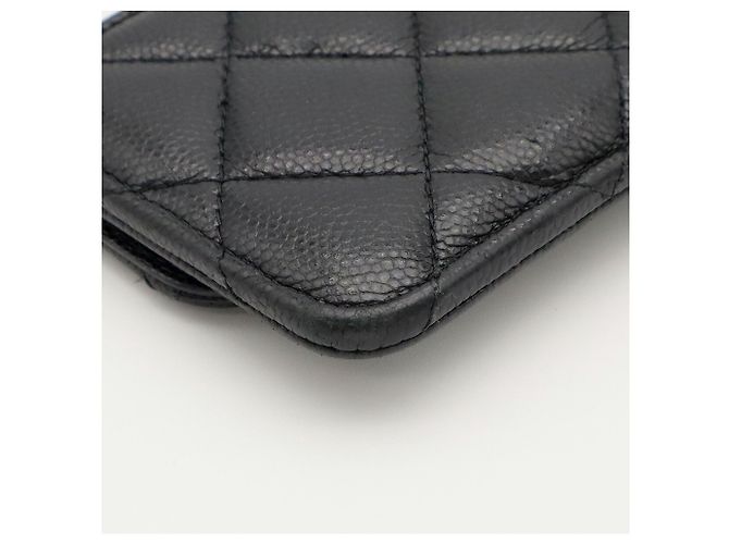Tarjetero Chanel Matelassé Coco Mark Black - vista 4