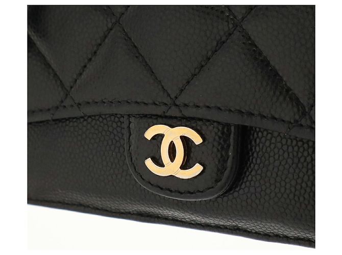 Tarjetero Chanel Matelassé Coco Mark Black - vista 6
